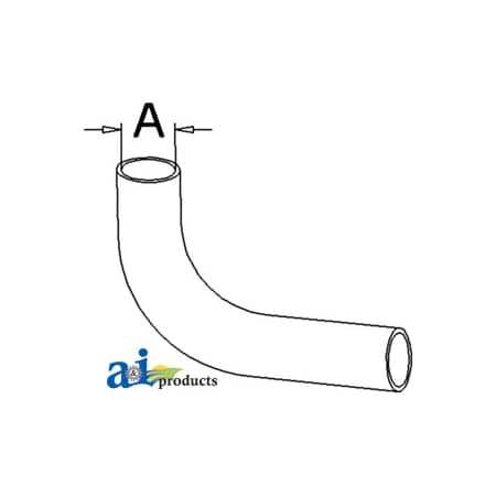 A & I Products Radiator Hose, Top 14" x2.5" x2.5" A-1692871M1